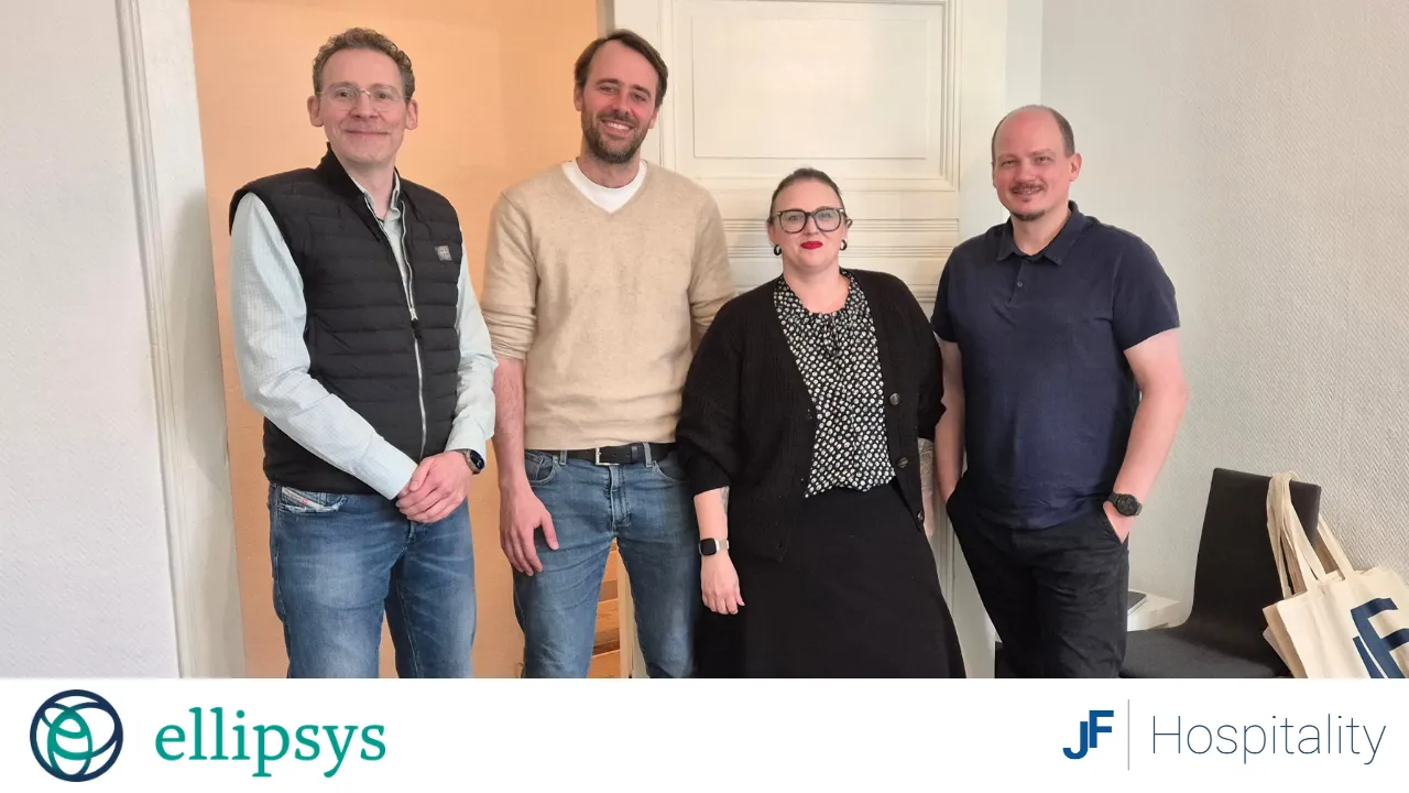 JF-Hospitality und Ellipsys starten eine Partnerschaft für integrierte IT-Infrastruktur und Datenstrategie in Hotels.